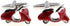 Scooter Moped Red Pair of Cufflinks in a Presentation Gift Box & Polishing Cloth...
