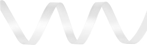 LIUYAXI White Double Face Satin Ribbon 1/4" X 50 Yards, Ribbons Perfect for Crafts, Gift Wrapping, Bow Making and More...