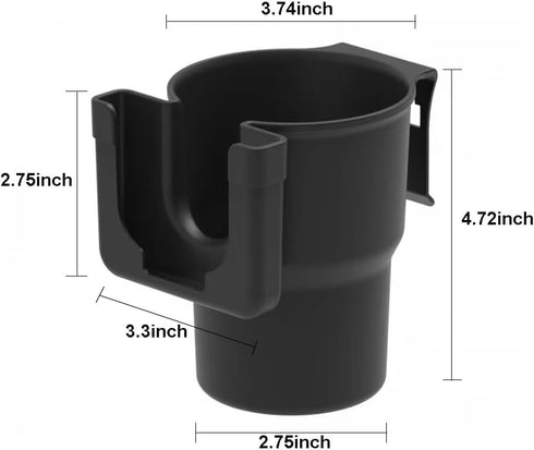 2-in-1 Cup and Phone Holder for Bogg Bag & Simply Southern, Bogg Bag Accessories - Enhance Your On-The-Go Experience (Black)...