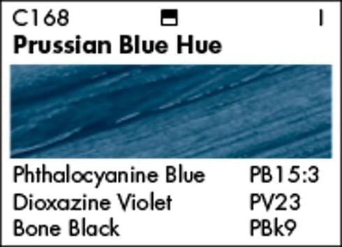 Grumbacher Academy Acrylic Paint, 75ml/2.5 Ounce Plastic Tube, Prussian Blue (C168P)...