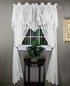 Stylemaster Splendor Batiste, 100" W X 29" L, Sheer Festoon Valance White...