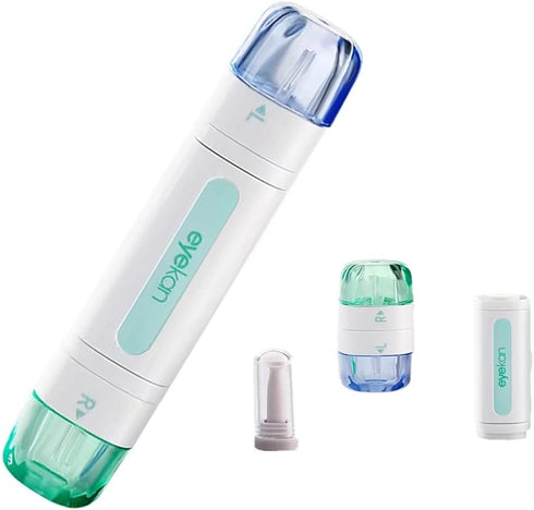 RGP Hard Contact Lens Case with Plunger, Design Lens Insert Tool and Remover, Portable Contact Lens care Storage Container Box...