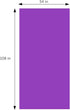 DecorRack 2 Rectangular Tablecloths BPA-Free Plastic, 54 x 108 inch, Dining Table Cloth, Rectangle Table Cover for Parties, Picnic, Camping and Ou...