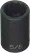 Grey Pneumatic (2120R) 1/2" Drive x 5/8" Standard 12-Point Socket...