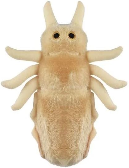Giant Microbes Louse Plush – Learn About Lice and How to Treat Them, Fun Educational Gift for Family, Friends Doctors, Nurses, Scientists, Insect ...