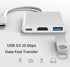USB C to Hdmi Adapter for iPhone 15, USB 3.0 Hub 10Gbps Digital AV Adapter Thunderbolt 3 4 to HDMI 4k Converter, 100W PD Fast Charging, Compatible...