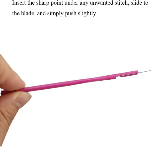 HAHIYO Pink Seam Ripper Ergonomic Grip Thread Stitch Remover Tool Sewing Stitch Cutter Thread Ripper Unpicker Sewing Accessory&Supply for Crafting...