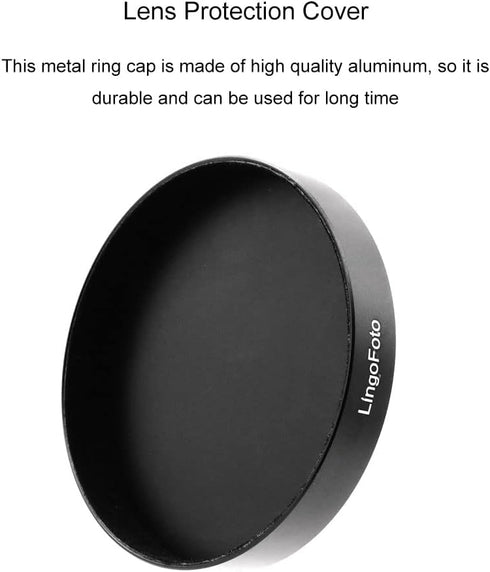 Metal Cap for 95mm/85mm /80mm O.D. Matte Box Step Up Ring, Camera Metal Lens Cap Lens Protection Cover for LingoFoto 86mm/82mm/77mmStep Up Ring (8...