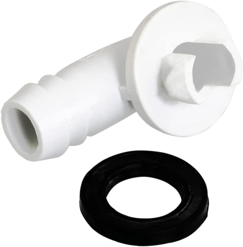 2pcs 15mm Air Conditioner Drain Hose Connector Conduct Condensate Plug Teeth Seal Elbow Fitting for Window AC Unit Mini Split Frigidaire...