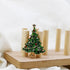 Christmas Tree Brooch Classic Crystal Pin Women Green gold-tone...