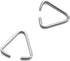 150pcs Triangle Open Jump Rings, 15mm Iron Pinch Clip Bail Hang Drops, Pinch Bails Connectors for Decoration Jewelry Findings DIY Craft Accessorie...