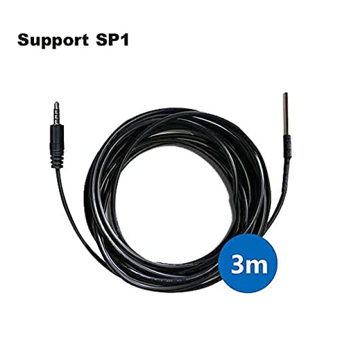 Ubibot DS18B20 Audio Plug Temperature Probe, Waterproof Pool Sensor, Works with SP1...