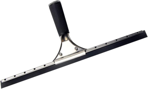45cm 18in Grip Glass Squeegee for Window Cleaning,Stainless Steel All Purpose Squeegee with Non-Slip Handle for Shower Doors Window Car Mirror Gla...