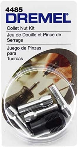 Dremel 4485 Quick Change Rotary Tool Collet Nut Set Medium...