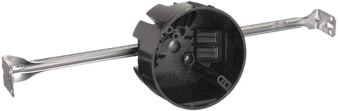 Adjustable Electrical Box for Light Fixtures and Ceiling Fans, 14 to 24.5 inches, 20cu in, UL Rated, Gray (AGC20HG)...