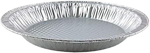 Handi-Foil 10" (Actual Top-Out 9-5/8 Inches - Top-In 8-3/4 Inches) Aluminum Foil Pie Pan - Disposable Baking Tin Plates Made in USA (Pack of 12)...