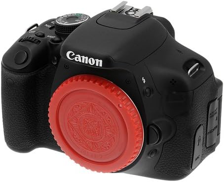 Fotodiox Red Designer Body Cap Compatible with Canon EF and EF-S Mount Cameras...