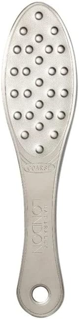 Pedicure Foot File Callus Remover for Feet and Heels, Stainless Steel Metal for Buffing Away Dead Skin, Rough Spots, Calluses, and Dry Patches, We...