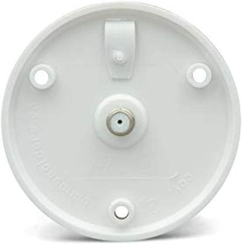 THETFORD RV Camper Coaxial Antenna/Cable TV Plate Large Jack Cover Polar White PN 94320...