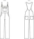 McCall's Misses Floor Length Overalls Sewing Pattern Kit by Brandi Joan, Design Code M8437, 16-18-20-22-24, Multicolor...