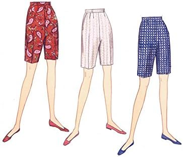 Vogue Patterns Misses' Shorts and Tapered Pants, 14-16-18-20-22", Orange...