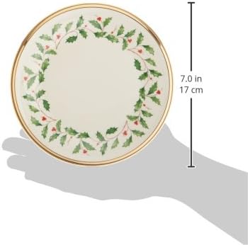 Lenox 146504020 Holiday Bread & Butter Plate, Christmas Dinnerware...
