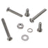 300 Pieces M2.5 Hex Socket Head Cap Metric Screws Bolts Washers Nuts,304 Stainless Steel Nuts and Bolts Assortment Kit for Home Fixation or Repair...