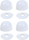 4Packs Universal Toilet Bolt Caps, Round Plastic Push-On Toilet Bowl Bolt Caps Covers, with Extra Washers for Easy installation, 0.67 Inch Height,...