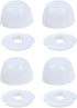4Packs Universal Toilet Bolt Caps, Round Plastic Push-On Toilet Bowl Bolt Caps Covers, with Extra Washers for Easy installation, 0.67 Inch Height,...
