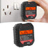 HT107B 90-250V Socket Tester 3-Pin Outlet Tester Receptacle Tester Frequency Phase Voltage Leakage Voltage Test Electric Circuit Detector...