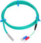 5x30mm K Type Green Thermocouple, Waterproof, Temperature Probes & Sensors Silicone Temperature Sensor with Soft Cable Green 5x30mm Stainless Stee...