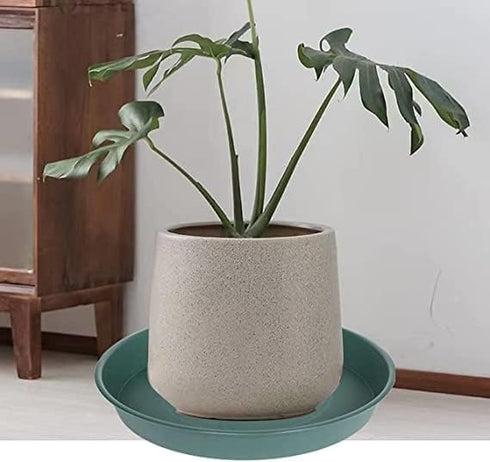 6 Pack of Bird Bath Bowl 8 inch, 8 10 12 14 16 18 20 inch Heavy Duty BirdBath Bowls only, Durable Plastic Round Large Plant Saucer Dish for Garden...