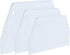 Luckycivia 3-Piece Trapezoidal Plastic Scraper - Multi-Function Kitchen Tool for Pizza Dough, Pastry, Cake (White)...