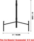 Awesomes Adjustable Iron Display Stands Foldable Plate Holder Decorative Metal Easel Frame Photo Tablets Books Storage 2 Pack (Black, 9.1"*6.3")...
