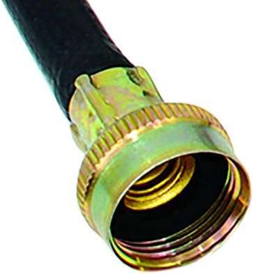 Eastman 5 Foot Rubber Washing Machine Fill Hose with Elbow, 3/4 Inch x 3/4 Inch FHT, 60333N...