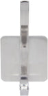 6 Pack Double Post Adhesive Wall Hooks, Heavy Duty Stainless Steel for Hanging Towel Coat Hat (3.6 in)...