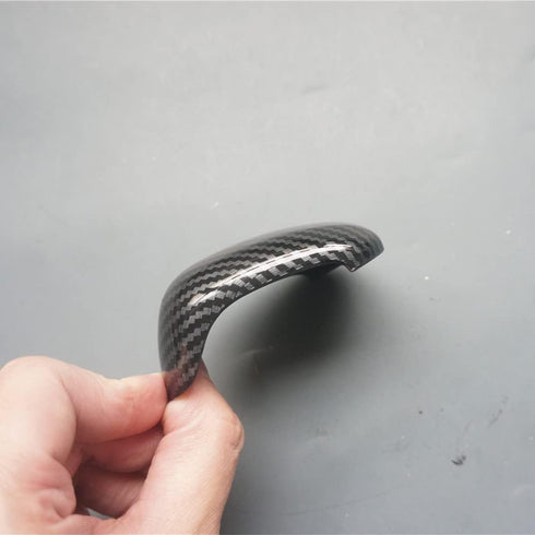 Sport Style Carbon Fiber Print Gear Shift Knob Cover Trim for Chevrolet Equinox 2022 Traverse Trailblazer (Carbon Fiber)...