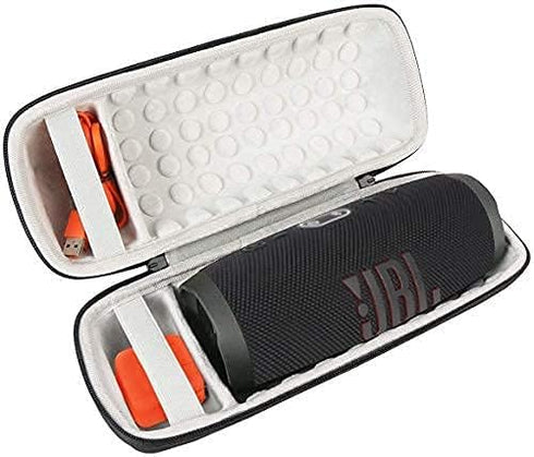 khanka Hard Travel Case Replacement for JBL Charge 4 / JBL Charge 5 Portable Waterproof Wireless Bluetooth Speaker (Black)...