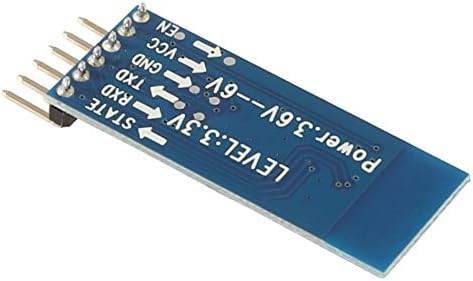 HC-05 Wireless Bluetooth RF Transceiver Master Slave Integrated Bluetooth Module 6 Pin Wireless Serial Port Communication BT Module for Arduino (1...