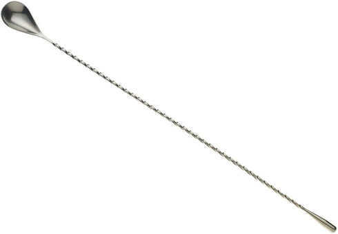 Barfly Teardrop Bar Spoon, End 15 3/4" (40 cm), Stainless Steel...