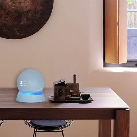 Table Stand for Echo Dot 5th Generation - C YECEN Desktop Holder Mount for Echo Dot 5th & 4th Gen, Base Bracket with Light Guide and with Built-in...