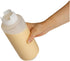 Restaurantware 32oz. FIFO Inverted Plastic Squeeze Bottle with Refill and Dispensing Lids - First In First Out - Perfect for Restaurants Catering ...