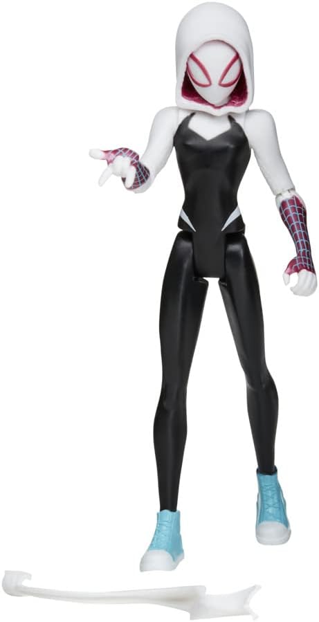 Marvel Spider-Man: Across The Spider-Verse Spider-Gwen Toy, 6-Inch-Scale Action Figure with Web Accessory, Toys for Kids Ages 4 and Up...