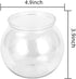 Mini Fish,Classic Drum Fish Bowl Transparent Plastic Round Bowl Aquarium 360° View of Aquarium Centerpiece or Terrarium(Mini)...