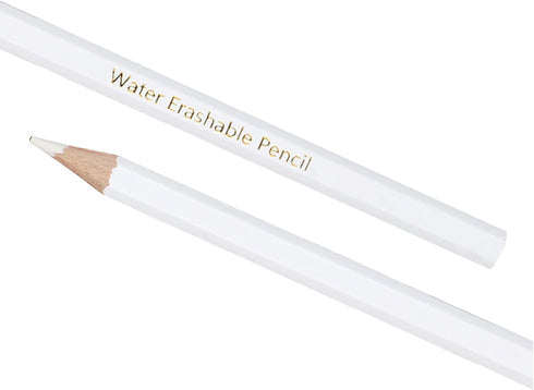 12 PCS Sewing Marking Pencils Water Soluble Tailor's Chalk for Fabric Clothing Cutting Wood-cased Pencil(White)...