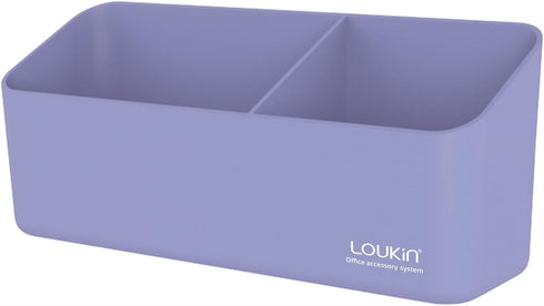 loukin Magnetic and Adhesive Marker Holder, Dry Erase Accessory Tray, Magnetic Storage Organizer for Whiteboard, Glass or Refrigerators (Purple)...