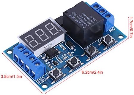 DC 6-30V Digital LED Relay Board Cycle Timing Circuit Switch Timer Delay Trigger Module Micro USB 5V......