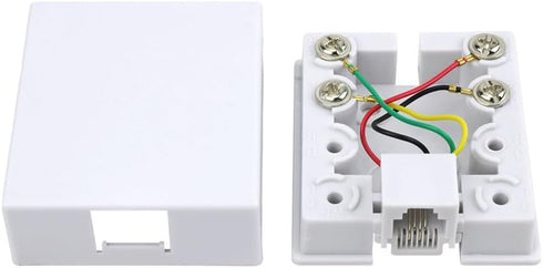 Skywalker Modular Surface Mount Phone Jack (White)...