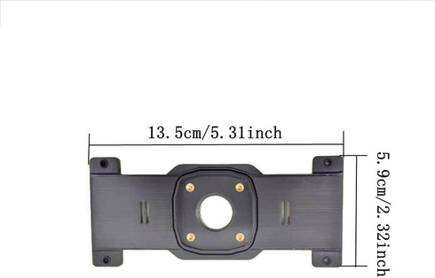 ikasus Rear View Mirror Back Plate Panel,ABS Car Interior Rearview Mirror Mount Bracket Mirror Dash Cam Mount Arm with Screw Set for Car DVR Inste...