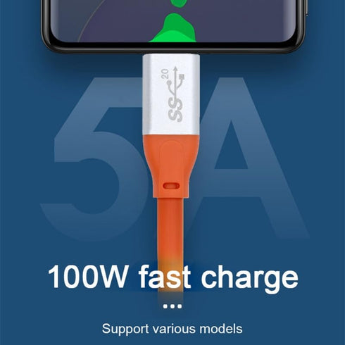 CY Cable USB3.2 Cable 20Gbps USB4 Ultra Soft High Flex 100W 8K 5K 4K USB4.0 Hyper Super Flexible Cord Male to Male Compatible with iphone15 iPad P...